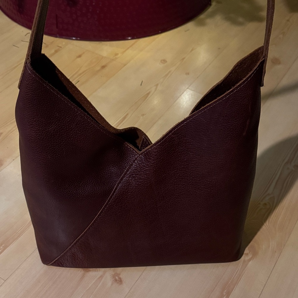 Portland Leather Hobo Bag in Rich Brown